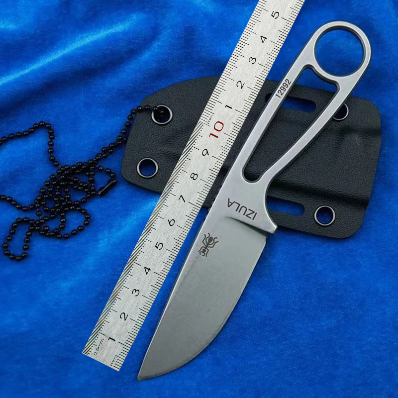 ESEE蚂蚁美国丛林生存刀小直刀D2钢高硬度户外便携求生小刀链刀