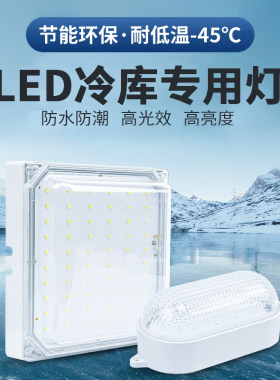 冷库LED专用灯低温冻库防水防潮
