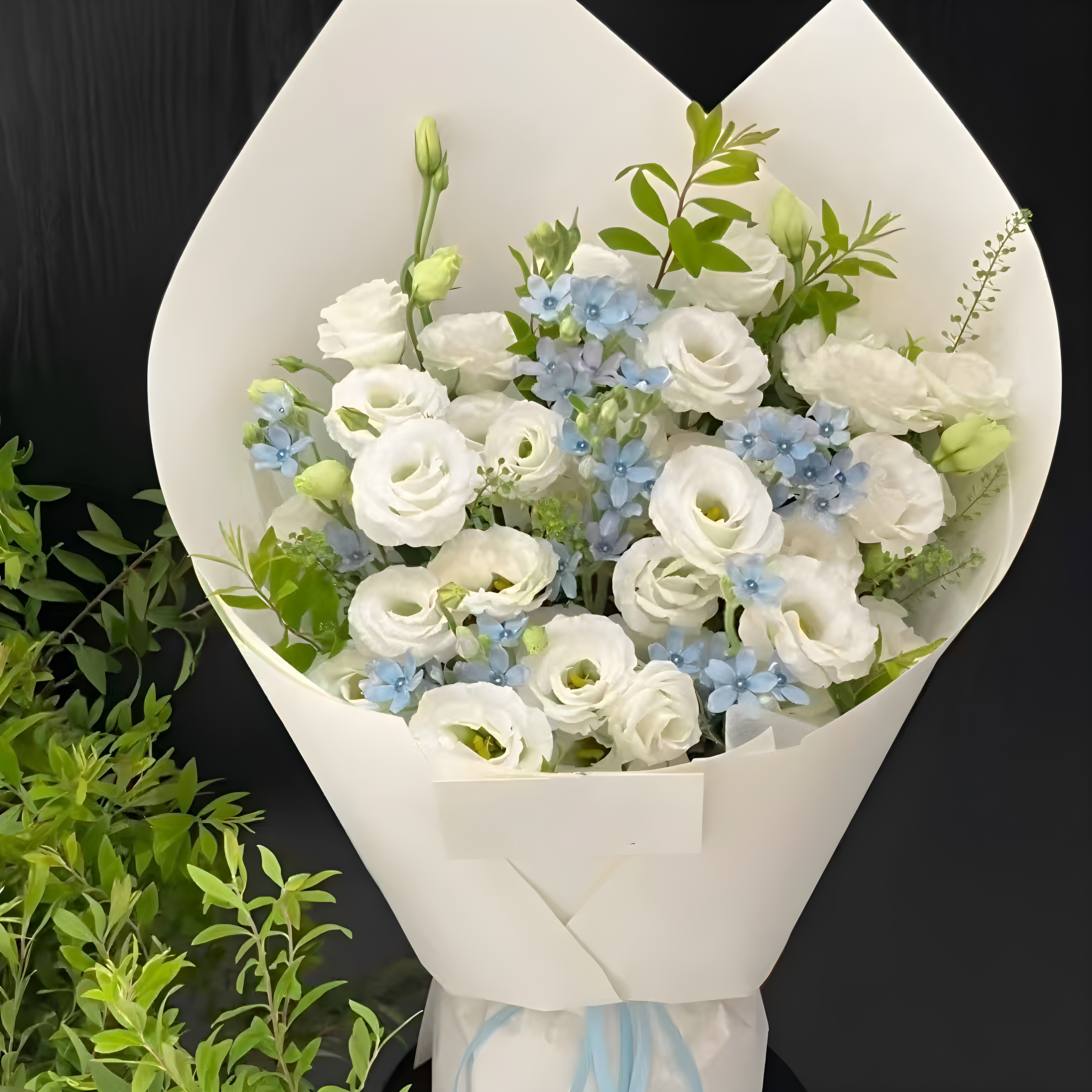 爱人生日桔梗混搭鲜花束贵州清镇赤水仁怀盘州兴义市同城配送情侣