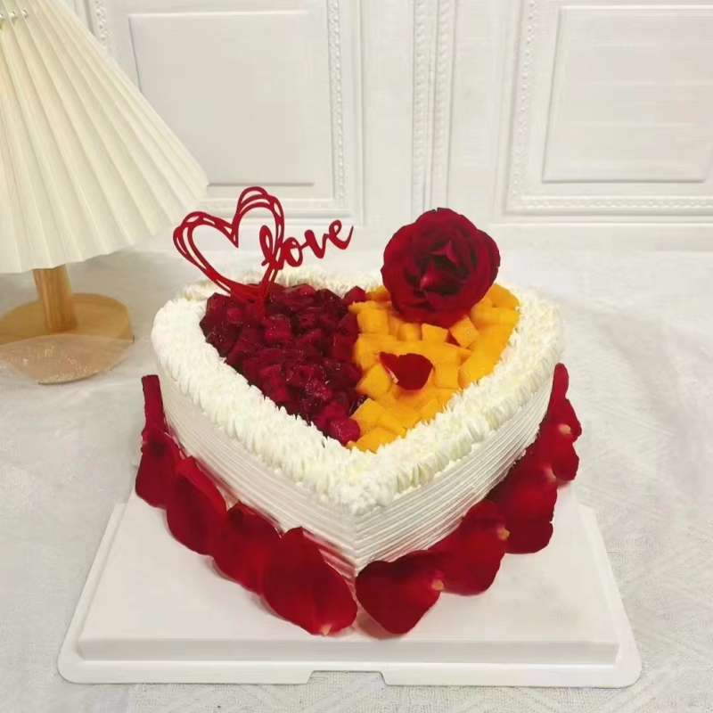 情侣鲜花生日蛋糕抚州市萍乡吉安九江新余鹰潭全国同城配送女朋友