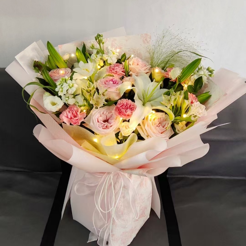 爱人生日混搭鲜花束眉山市东坡彭山仁寿县洪雅丹棱青神店同城配送