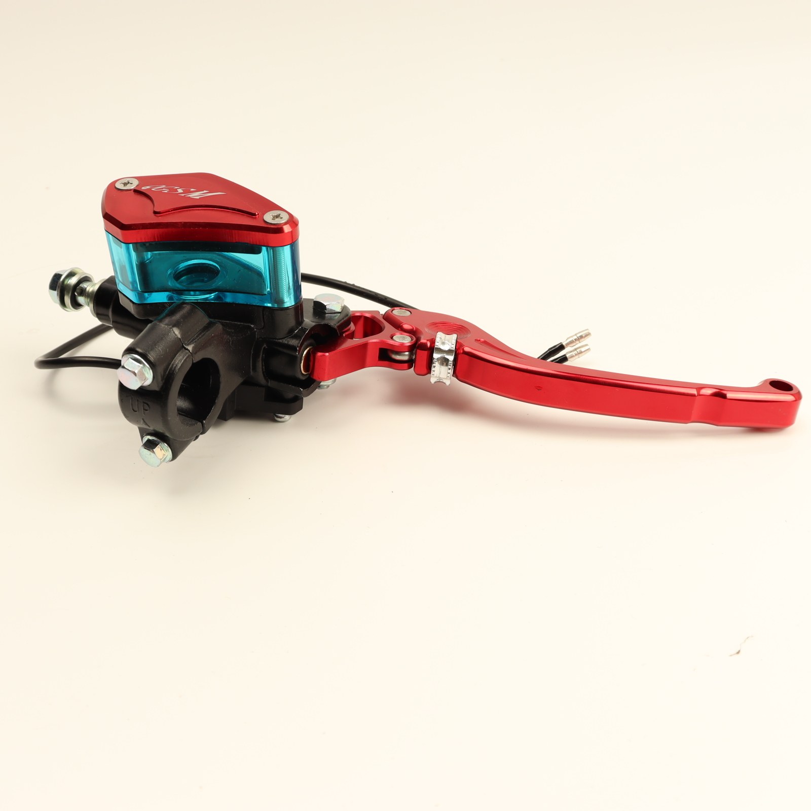 裸把改装刹车手柄小猴子小龟王小牛改装摩托车液压树叶上泵侧推