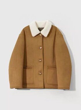 韩国东大门 MOHHE 冬季新款 百搭宽松保暖两面穿休闲夹克外套