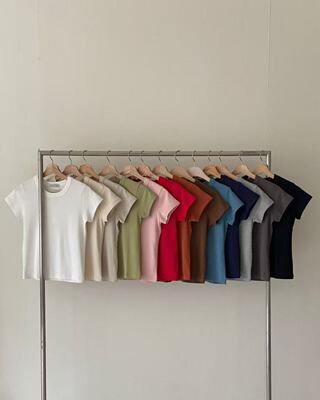 韩国东大门2026春夏新款休闲时尚百搭纯色短袖T恤女