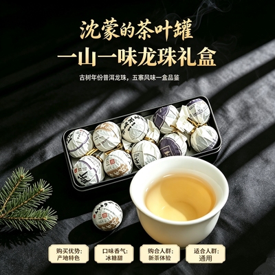 一山一味 · 名山龙珠组合 收藏级年份百年古树普洱茶体验喝