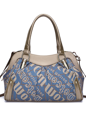 盛装舞步新款韩版时尚休闲百搭手提帆布斜挎单肩女包L882