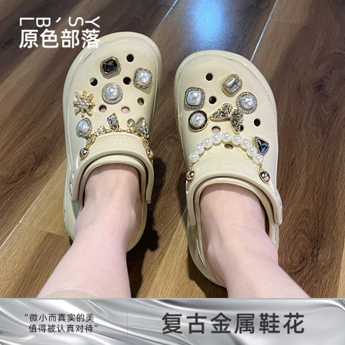 小贵！但高级实拍鞋花配饰一套装