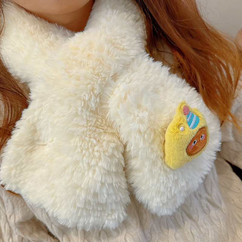 柔软手工编织材料包围巾送女朋友