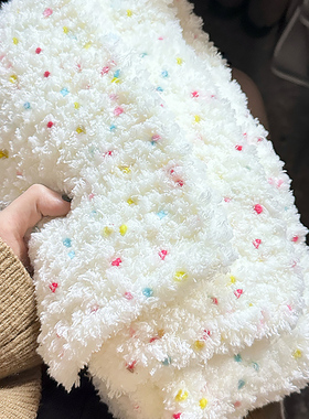 围巾手工diy毛线团珊瑚绒编织材料包手混线自制手织围脖专用线女