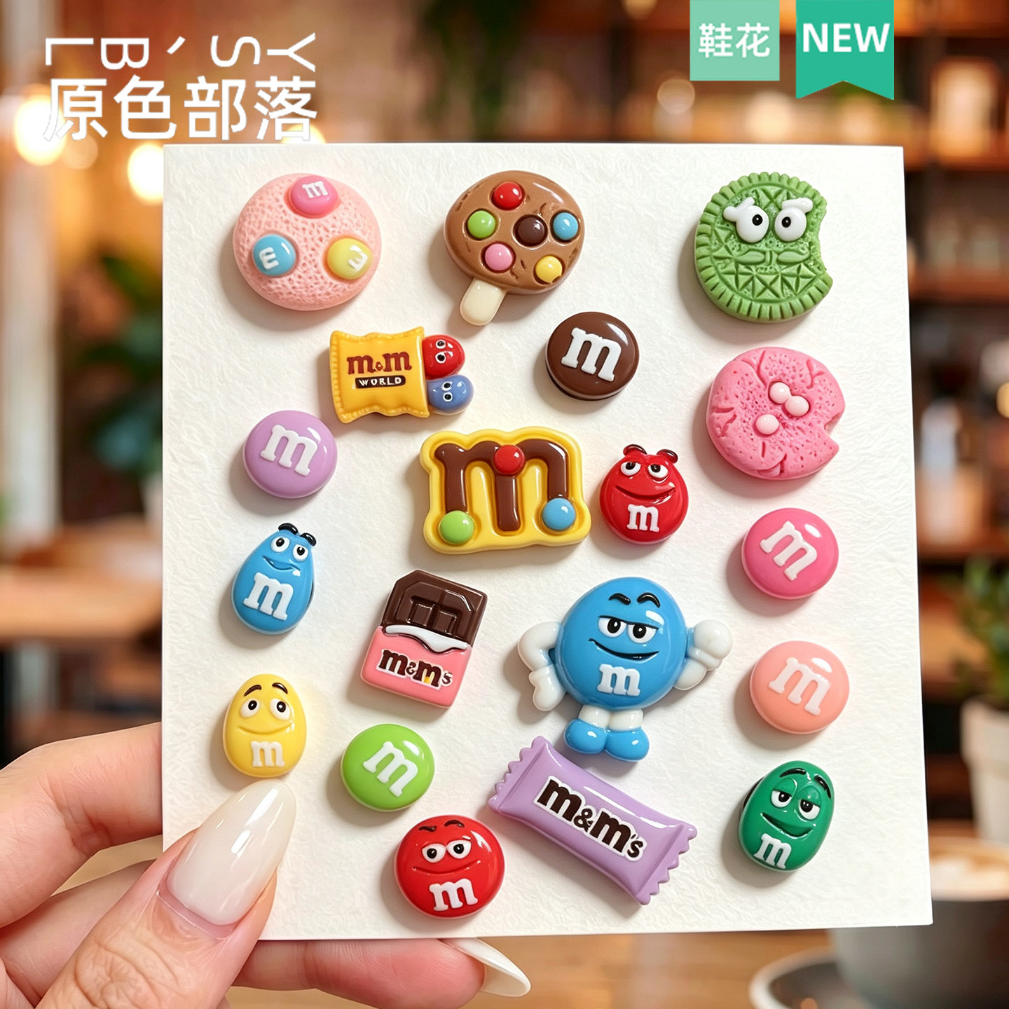 男童卡通鞋花装饰扣套装鞋子装饰图片