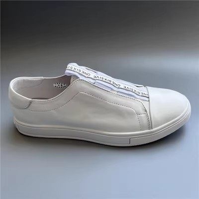 公牛世家男鞋小白鞋潮流百搭一脚蹬韩版男板鞋乐福鞋 7A58036W59