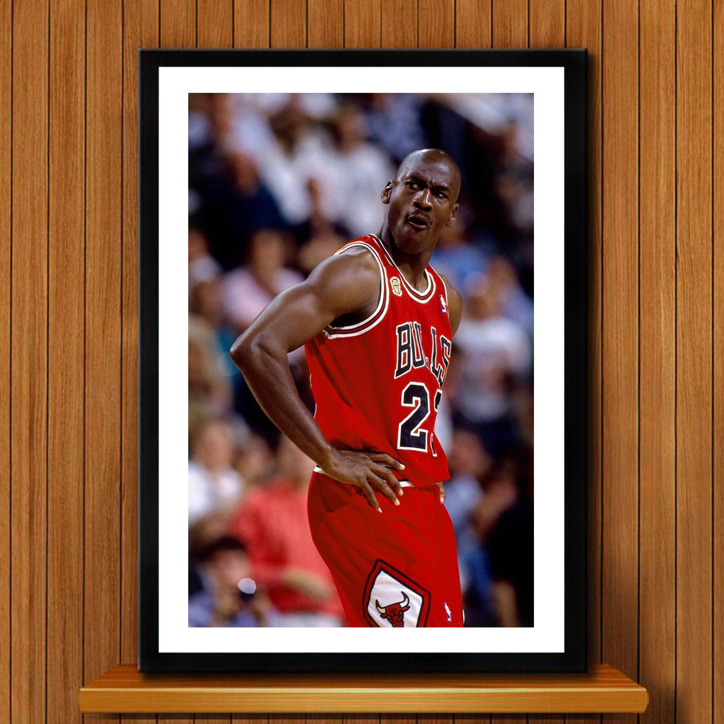 jordan装饰画乔丹海报nba公牛队有框画卧室运动主题餐厅沙发壁挂