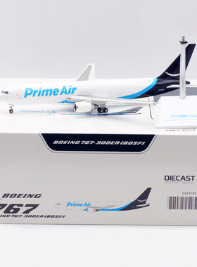 Jcwings 1/200 合金飞机模型 B767-300 Amazon Prime Air N307AZ