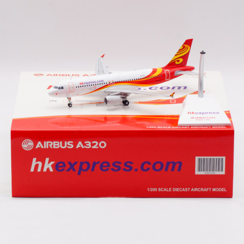 合金飞机模型香港快运A320