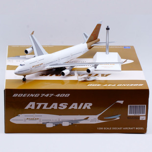 Jcwings 1/200 合金飞机模型  亚特拉斯航空 B747-400 N322SG