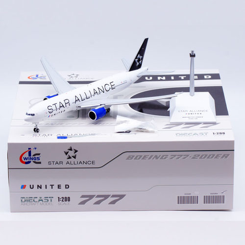 合金飞机模型联合B777-200