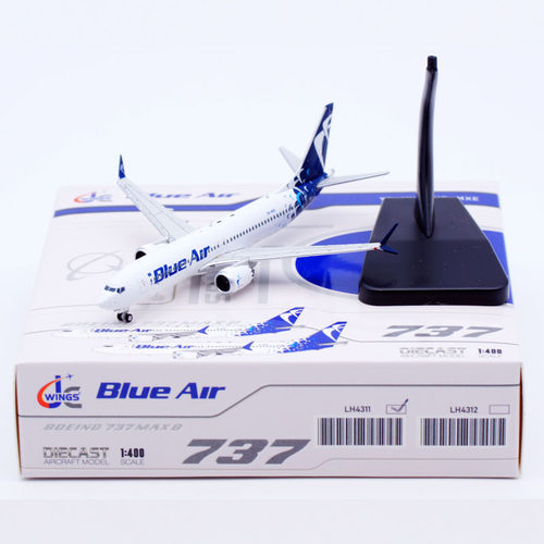 合金飞机模型B737MAXJCWINGS