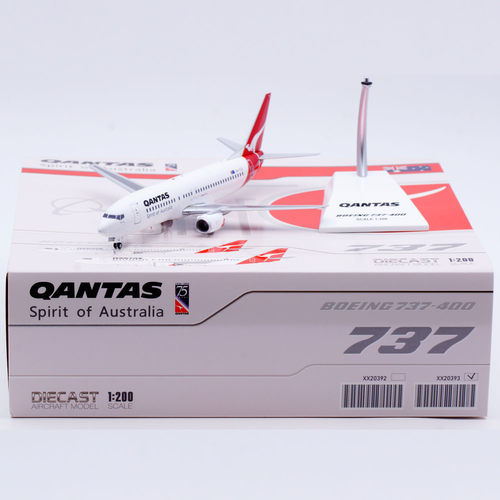 Jcwings 1/200 合金飞机模型 澳洲航空 波音B737-400 VH-TJZ