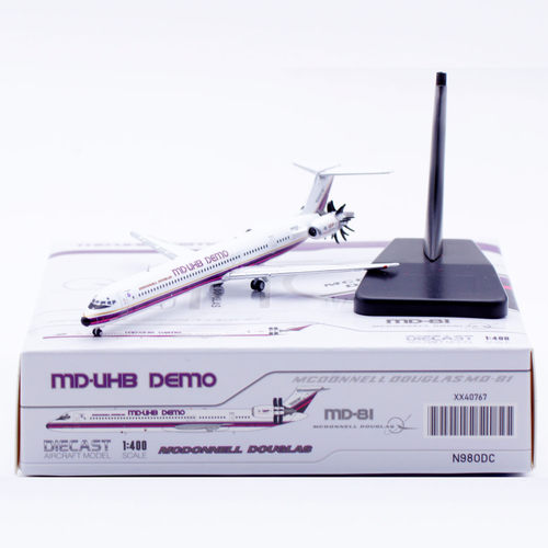 1:400 JC Wings 合金 客机模型 道格拉斯 MD-81 N980DC 原型机