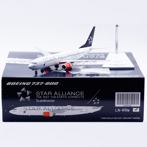 1:200 JC Wings 合金 客机模型 北欧航空 B737-800 LN-RRW