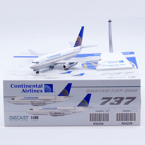 Jcwings 1/200 合金飞机模型 美国联合航空 波音B737-200 N10248