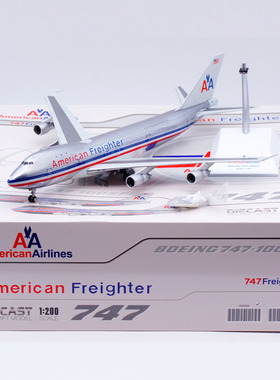 Jcwings 1/200 合金飞机模型 美国航空 波音 B747-100(SF) N9671