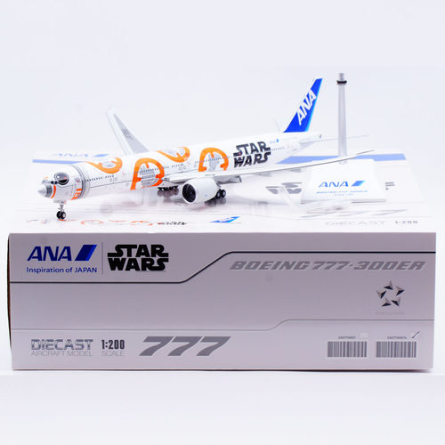 Jcwings 1/200 合金飞机模型  全日空ANA B777-300ER JA789A 襟翼