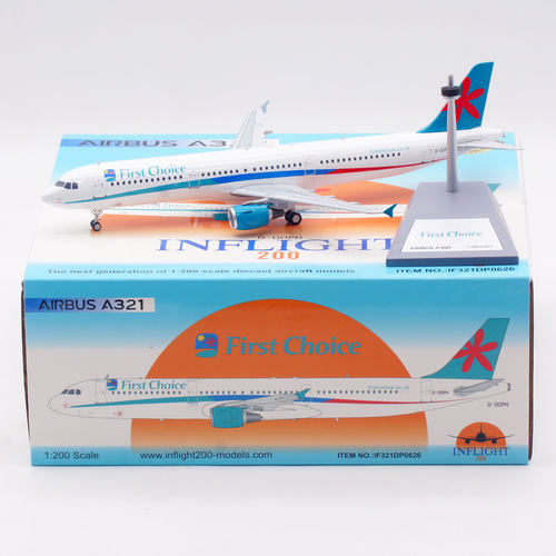 Inflight 1:200 飞机模型 合金材质 首选航空 空客 A321 G-OOPH