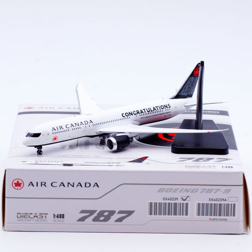 合金客机模型加拿大航空B787