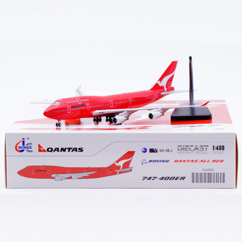 1:400 JC Wings 合金 客机模型 澳大利亚航空 B747-400 VH-OEJ