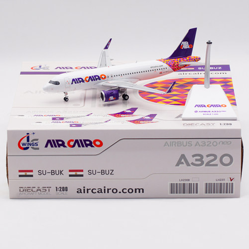 合金飞机模型开罗航空A320neo