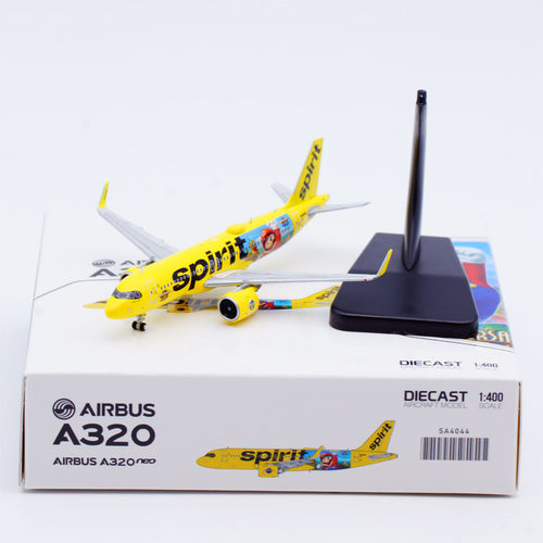 合金客机模型美国精神A320neo