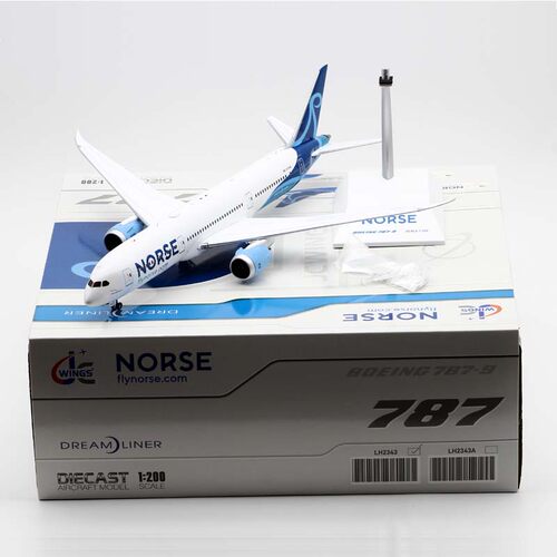 合金飞机模型北欧大西洋航空
