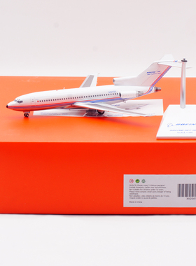 Jcwings 1/200 合金飞机模型  波音原厂 B727-100 N32720