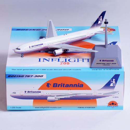 Inflight 1:200飞机模型 合金 不列颠航空 波音B767-300ER G-OBYA