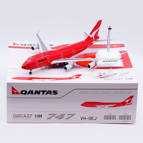 合金飞机模型澳大利亚航空B747