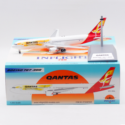Inflight 1:200 飞机模型 合金 澳洲航空 波音B767-300 VH-OGL