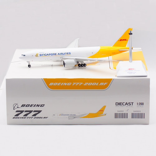 合金飞机模型新加坡航空B777