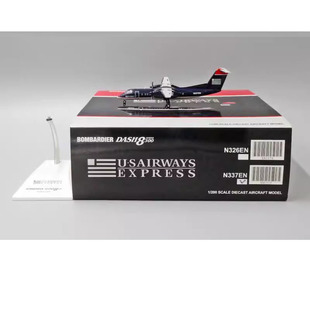 Jcwings 1/200 合金飞机模型 全美航空 庞巴迪 冲八 Q300 N337EN