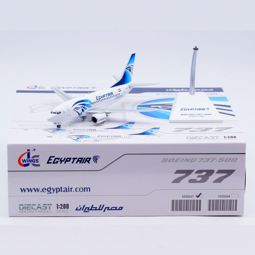 合金飞机模型埃及航空B737