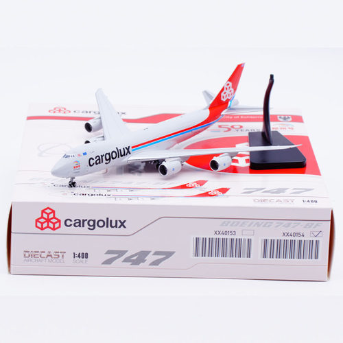 合金飞机模型卢森堡B747-8F