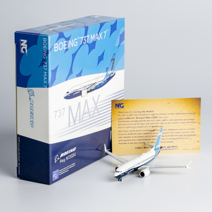 合金飞机模型 400 N7202U B737 MAX7 波音原厂 NGmodel