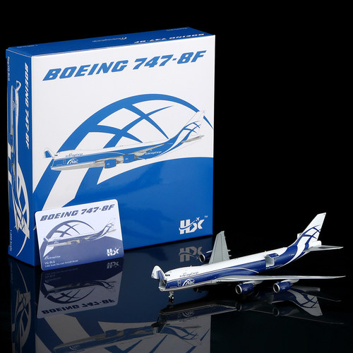 HX Models 1:400 合金 飞机模型 空桥货运 波音B747-8F VQ-BLQ