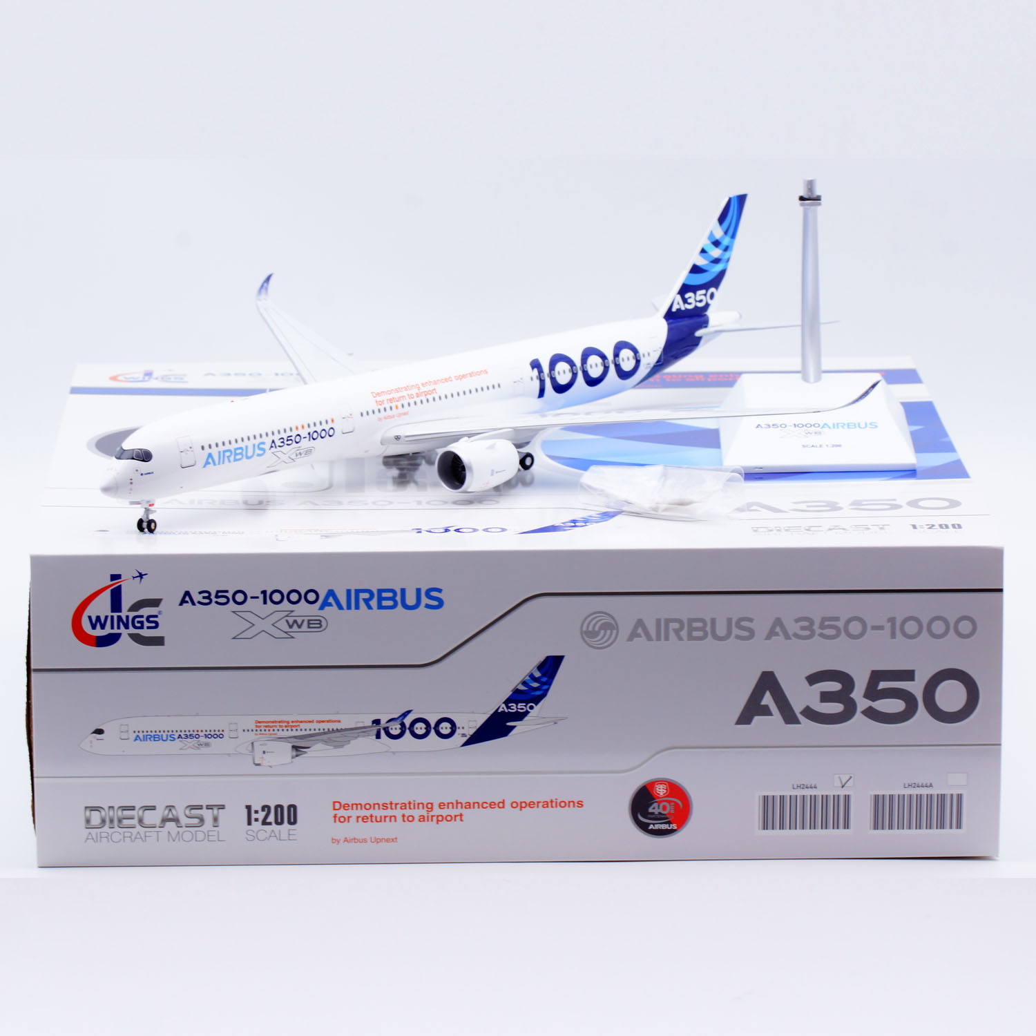 Jcwings 1/200 合金飞机模型 空客原机型 A350-1000 F-WMIL