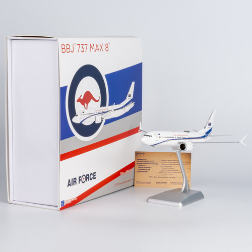 NGmodel 1:200合金飞机模型 澳大利亚皇家空军 B737 MAX8 A62-001