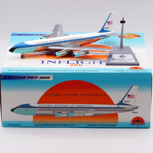 Inflight 1:200 合金飞机模型 美国空军 VC-137B 58-6970