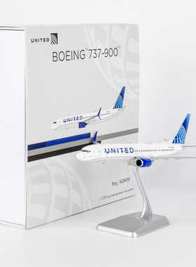 NGmodel 1:200 合金飞机模型 美国联合航空 B737-900ER/w N38458