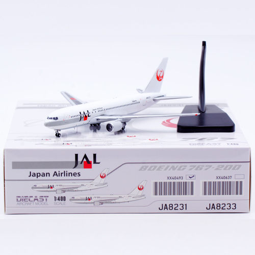 JCwings 1:400 合金飞机模型 日本航空 波音 B767-200 JA8231
