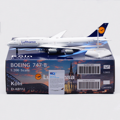 合金飞机模型德国汉莎航空B747