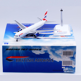 Jcwings 1/200 合金飞机模型 英国航空 波音 B767-300ER G-BNWA